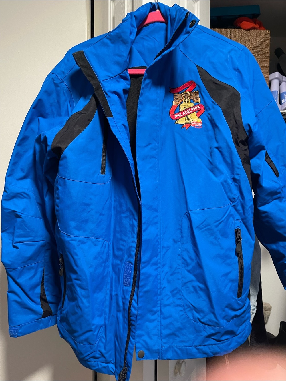 Frito Lay Blue Hooded Rain Jacket